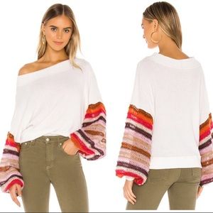 NWT Free People Cha Cha Brushed Knit Sweater